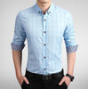 ZhenZhou Plaid Men Shirts Tailoring Slim Fit M-5XL 100% Cotton Mens Dress Shirts Male Clothes Social Casual Shirt Men Brand ZhenZhou Plaid Men Shirts Tailoring Slim Fit M-5XL 100% Cotton Mens Dress Shirts Male Clothes Social Casual Shirt Men Brand