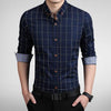ZhenZhou Plaid Men Shirts Tailoring Slim Fit M-5XL 100% Cotton Mens Dress Shirts Male Clothes Social Casual Shirt Men Brand ZhenZhou Plaid Men Shirts Tailoring Slim Fit M-5XL 100% Cotton Mens Dress Shirts Male Clothes Social Casual Shirt Men Brand