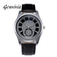 New Mens Watches Top Brand Luxury Watches Leather Stainless Steel Dial Business Quartz Wrist Watch Wristwatches Relojes