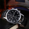New Unisex Leather Stainless Steel Dial Quartz Wrist Watch New Unisex Leather Stainless Steel Dial Quartz Wrist Watch