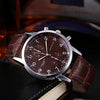 New Unisex Leather Stainless Steel Dial Quartz Wrist Watch New Unisex Leather Stainless Steel Dial Quartz Wrist Watch