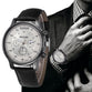 Retro Design Leather Band Analog Alloy Quartz Wrist Watch