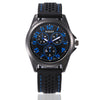 Men Fashion Silicone strap Sport Cool Quartz Hours Wrist Analog Watch Men Fashion Silicone strap Sport Cool Quartz Hours Wrist Analog Watch