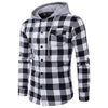 Winter Fall Men Plaid Shirt Camisas 2018 New Arrival Mens Long-sleeved Hooded Shirt Male Cotton Denim Casual High Quality Shirt Winter Fall Men Plaid Shirt Camisas 2018 New Arrival Mens Long-sleeved Hooded Shirt Male Cotton Denim Casual High Quality Shirt