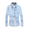 Fashion Men Shirt 2018 Spring New Brand Business Men'S Slim Fit Dress Shirt Male Long Sleeves Casual Shirt Camisa Masculina XXL Fashion Men Shirt 2018 Spring New Brand Business Men'S Slim Fit Dress Shirt Male Long Sleeves Casual Shirt Camisa Masculina XXL