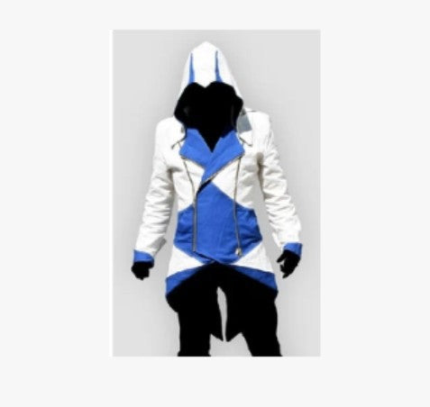 Assassins Creed 3 III Conner Kenway Hoodie Jacket Aassassins Creed Costume Connor Cosplay Novelty Sweatshirt Hoody Jacket Men