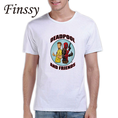 Deadpool Minions Men T shirt Fashion Regenerating Deadpool and Friends Design Print tshirt for Men The Darth King Printed tee