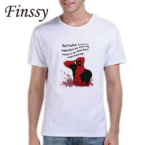 Deadpool Minions Men T shirt Fashion Regenerating Deadpool and Friends Design Print tshirt for Men The Darth King Printed tee