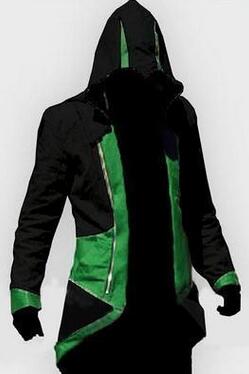 Assassins Creed 3 III Conner Kenway Hoodie Jacket Aassassins Creed Costume Connor Cosplay Novelty Sweatshirt Hoody Jacket Men