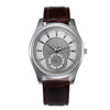 New Mens Watches Top Brand Luxury Watches Leather Stainless Steel Dial Business Quartz Wrist Watch Wristwatches Relojes