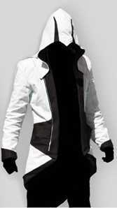 Hot Sale Assassins Creed 3 III Conner Kenway Hoodie Coat Jacket Anime Cosplay Assassin's Costume