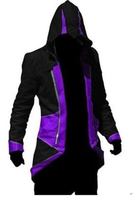 Hot Sale Assassins Creed 3 III Conner Kenway Hoodie Coat Jacket Anime Cosplay Assassin's Costume