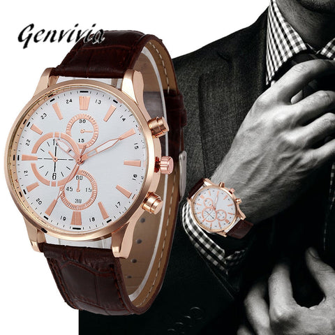 Women's Fashion Watch 2017 Retro Design Leather Band Analog Alloy Quartz Wrist Watch relogio masculino Clock Montres Hommes