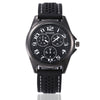 Men Fashion Silicone strap Sport Cool Quartz Hours Wrist Analog Watch