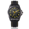 Men Fashion Silicone strap Sport Cool Quartz Hours Wrist Analog Watch