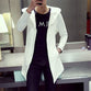 Assassins Creed Hoodies fashion solid color cardigan Hoodie long Brand Men slim hooded Sweatshirt Male Hip Hop Autumn outwear