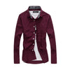 Fashion Men Shirt 2018 Spring New Brand Business Men'S Slim Fit Dress Shirt Male Long Sleeves Casual Shirt Camisa Masculina XXL