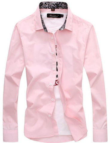 Fashion Men Shirt 2018 Spring New Brand Business Men'S Slim Fit Dress Shirt Male Long Sleeves Casual Shirt Camisa Masculina XXL